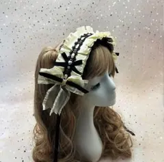 【特価】ヘッドドレス ロリータ 髪飾り ヘアアクセサリー ゴスロリ コスプレ