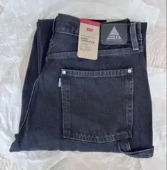 LEVIS SILVER TAB デニム バギー 34L30 ブラックデニム