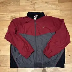 Nike ナイロンジャケット レッド/グレー/ネイビー