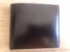 THE SHOP TK ダークブラウン 二つ折り財布のサムネイル