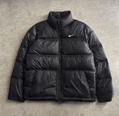 美品■NIKE ナイキ【XL】リバーシブル ダウンジャケット ブラック Y2K