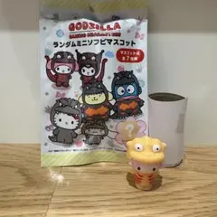 ゴジラ サンリオ ミニソフビマスコット シークレット マイスウィートピアノ