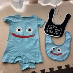 ドラクエ スライムロンパース 70サイズ スタイ付き