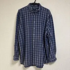 古着　Ralph Lauren Blake L ネイビー チェックシャツ