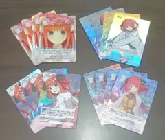 中野二乃　RR+　五等分の花嫁　カードゲーム　ごとカド　4種×4枚　全16枚
