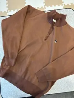 ハーフジップ ニット