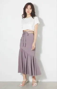 【美品】rienda ロングスカート