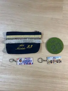 ヤクルトスワローズ　青木宣親　キーホルダー　コースター　ポーチ