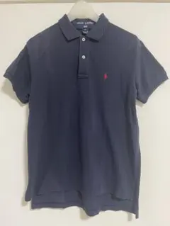 RALPH LAUREN ポロシャツ ネイビー 刺繍ロゴのサムネイル