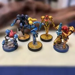 メトロイド amiibo サムス　５体セット　大乱闘スマッシュブラザーズ