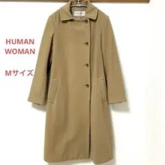 【ジャンク】レディース ロングコート ヒューマンウーマン ウール M