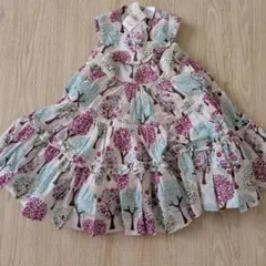 babyGap 花と木のプリント ワンピースセット 80