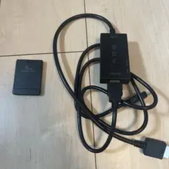 PS1/PS2専用HDTV HDMI変換アダプターケーブル、メモリーカード8MB