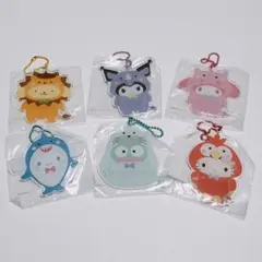 マイメロディ ポムポムプリン サンリオ アクリルキーホルダー 6個セット