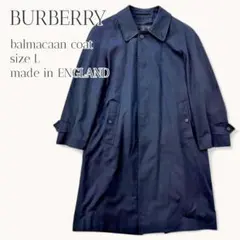 Burberrys ステンカラーコート ネイビー 80s 旧タグ ライナー付きのサムネイル