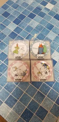 ムーミン　小皿　4枚セット