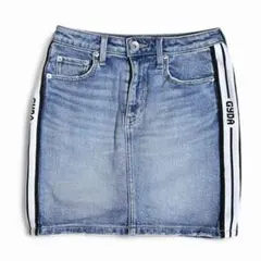 未使用✨GYDA スポーティーライン タイトデニムスカート　サイドライン　M