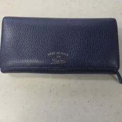 【お買い得】 GUCCI 長財布 ネイビーのサムネイル