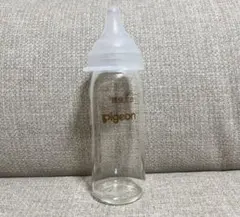 【美品】Pigeon ガラス哺乳瓶 100ml シリコン乳首