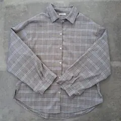 モンベベ　レディース　シャツ　チェック　長袖　中古