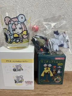 ポケットモンスター　 ミニチュアトルソー 　キバナ＆ ジュラルドン　グラスセット