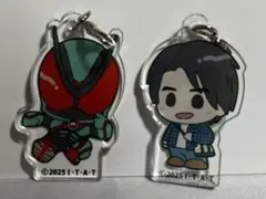 仮面ライダーゼッツ　アクリルチャーム2個セット万津莫(現実)&仮面ライダーゼッツ