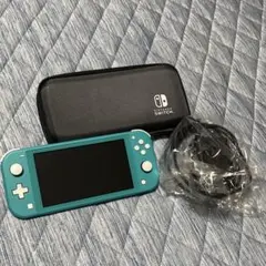 Nintendo Switch Lite ターコイズ 本体　ケース　充電器付き