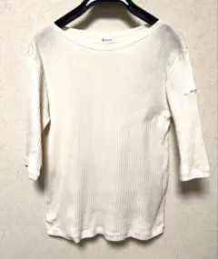 ORCIVAL クリーム色 五分袖 Tシャツ