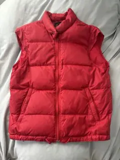 80s Eddie Bauer エディーバウアー 赤 ダウンベスト