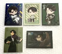 進撃の巨人 ポストカード 6枚セット リヴァイ ①
