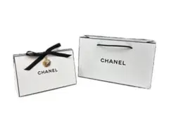 公式ラッピング　CHANEL 2025 シャネル チャーム 箱　ショッパー　3点