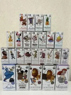 ワーコレ　ディズニー　フィギュア　セット　アリエル　アラジン　ラプンツェル　野獣