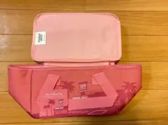 【新品未使用、タグ付き、限定色】トレジョ　クーラーバッグ　保冷バッグ　ピンク
