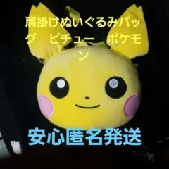 肩掛けぬいぐるみバッグ　ピチュー　ポケモン