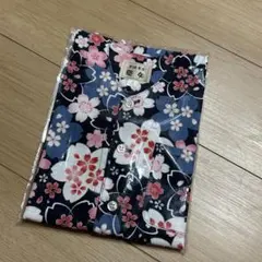 鯉口シャツ　子供用　2号　　105cm 110cm 3-4歳　ネイビー桜　肉襦袢