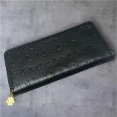 CHAT MIGNON シャーミニヨン ブラック 猫柄 長財布