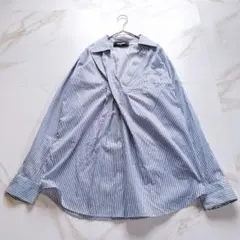 極美品✨DSQUARED2 近年モデル ストライプスキッパーシャツ イタリア製のサムネイル