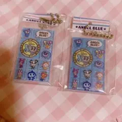 ナルミヤキャラクターズ タイルシールミニチュアチャーム エンジェルブルー