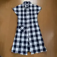 Room Suppli チェック柄ワンピース Mサイズ