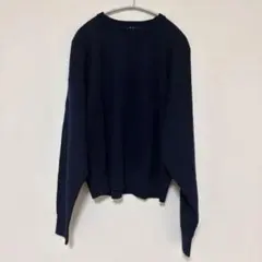UNIQLO : スムースコットンクルーネックセーター