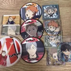 ハイキュー!! コースター ステッカー ガチャガチャ バボカセット