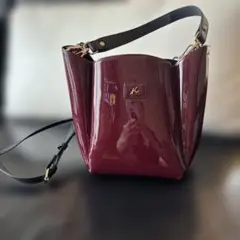 Kitamura K2　バッグ　エンジ　ハンドバッグ