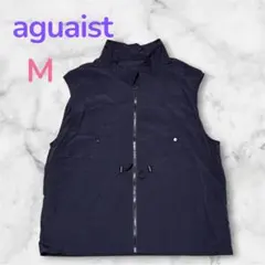 aguaist ベスト ブラック 黒　ナイロン　オシャレ　ノゾミ　M 夏のサムネイル