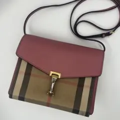 バーバリー ショルダーバッグ 2way ノバチェック ピンク