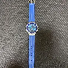 KENT 青 レザー 時計