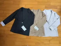 テーラードジャケット 3色 Sサイズ　3点セット