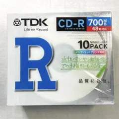 未開封 TDK 超硬 録音用CD-R 10枚 CD-RHC80PWX10A - メルカリ