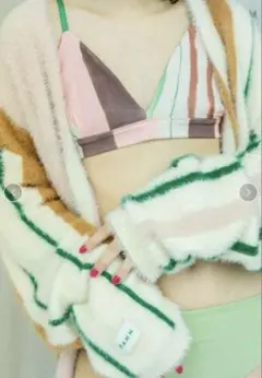 PAMM 日々のボーダーニットパーカー ぶどう飴とハッカ size1 - メルカリ