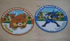 ポケモン PikaPika Summer Days ステッカー パモ ルカリオ
