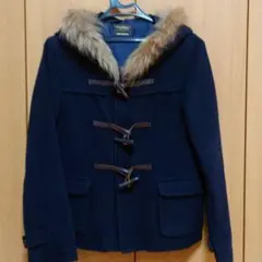 ダッフルコート ファー付き クリーニング済